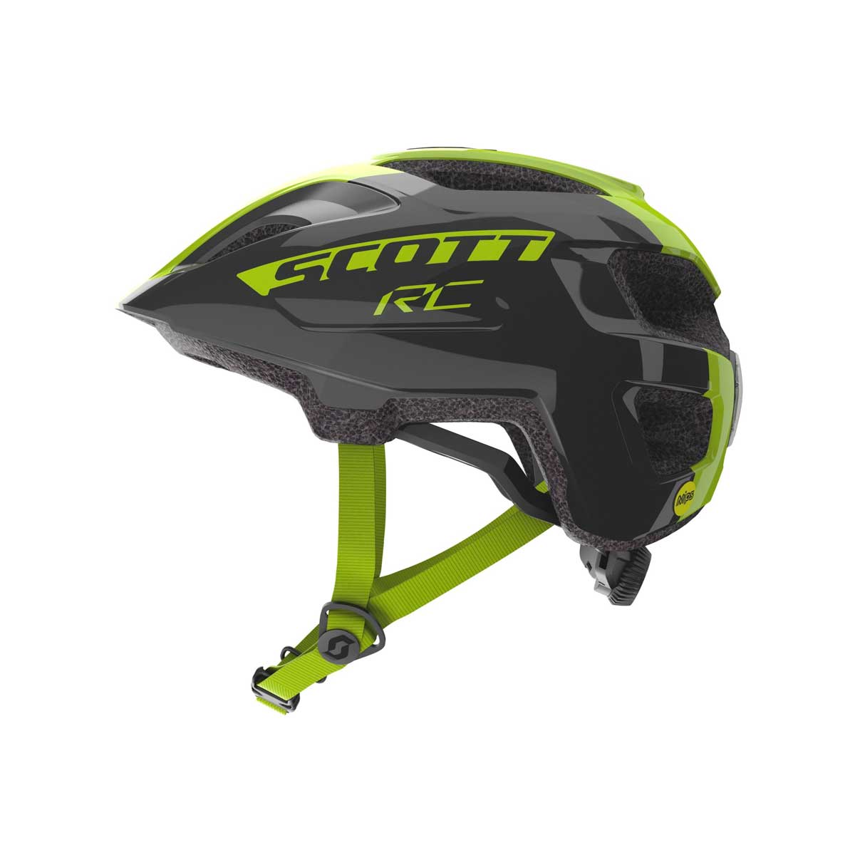 Casco infantil Scott Spunto Junior (Talla única) Negro con amarillo